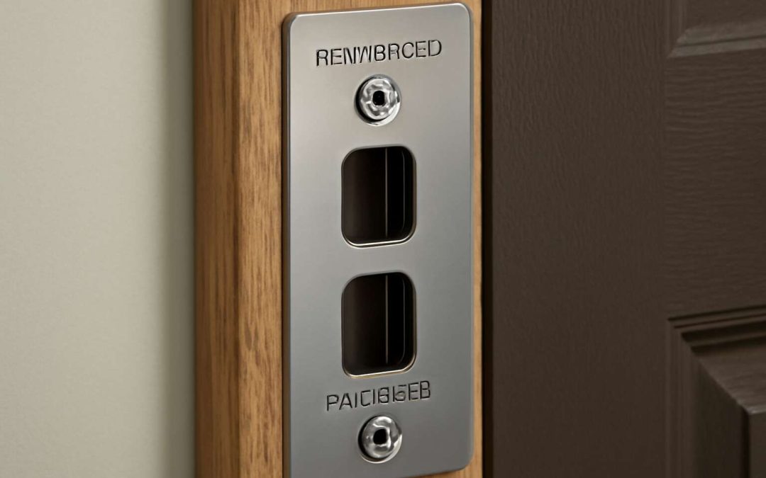 security door jamb plates