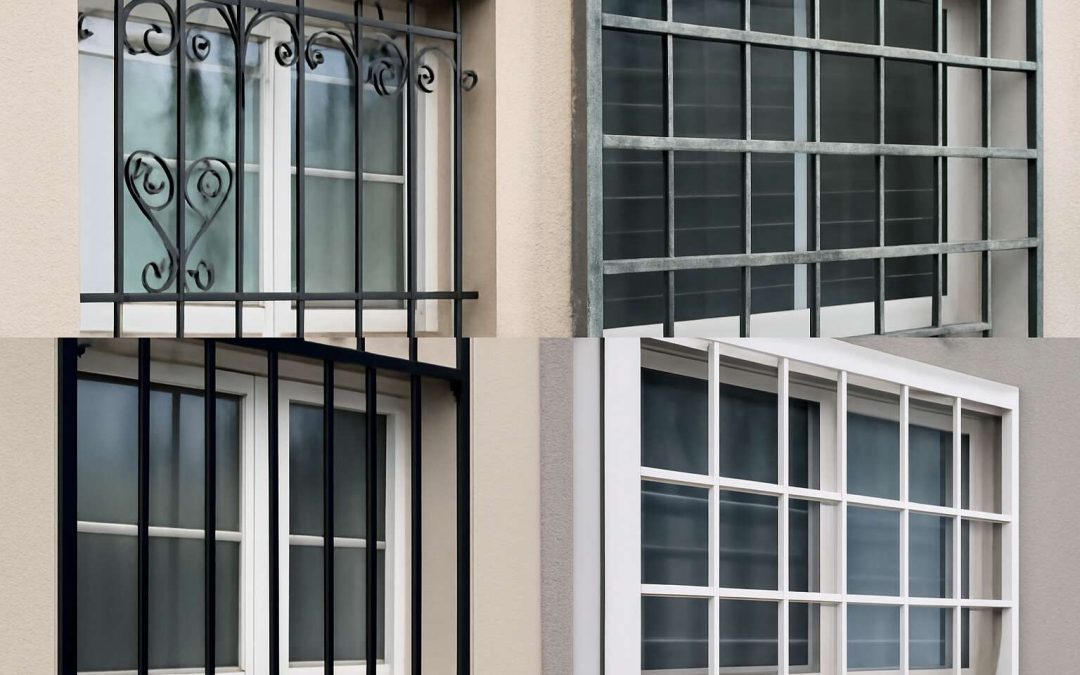 types of window burglar bars
