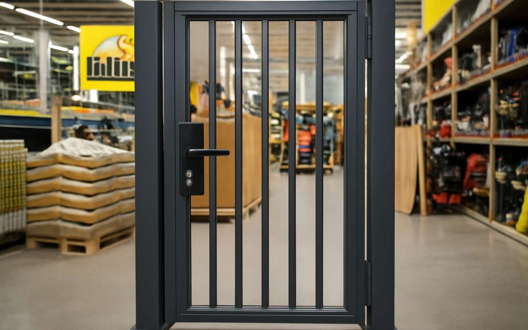 security gates at builders warehouse