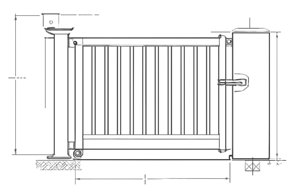 Design Your Perfect Entrance with Expert Security Gates DWG Files for ...