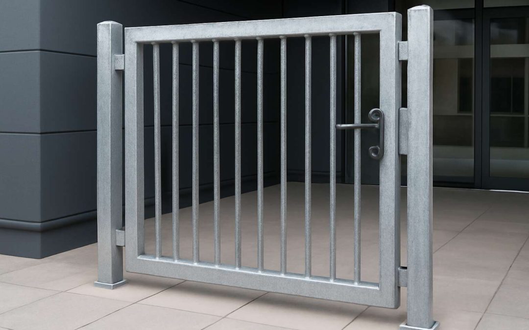 galvanized security gates