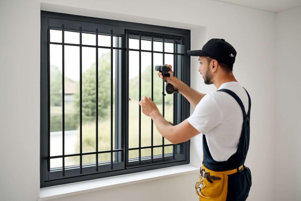 Window Security Bars Installation Smart Home DIY: how to install burglar bars on aluminium windows with ...