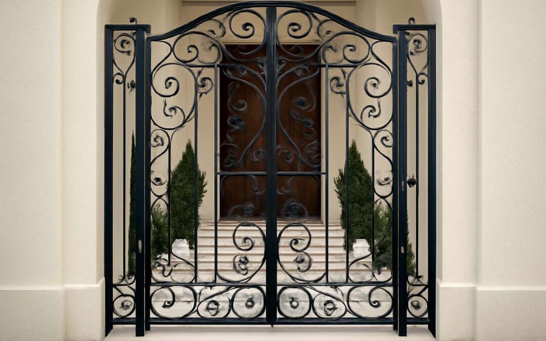 wrought iron security gates